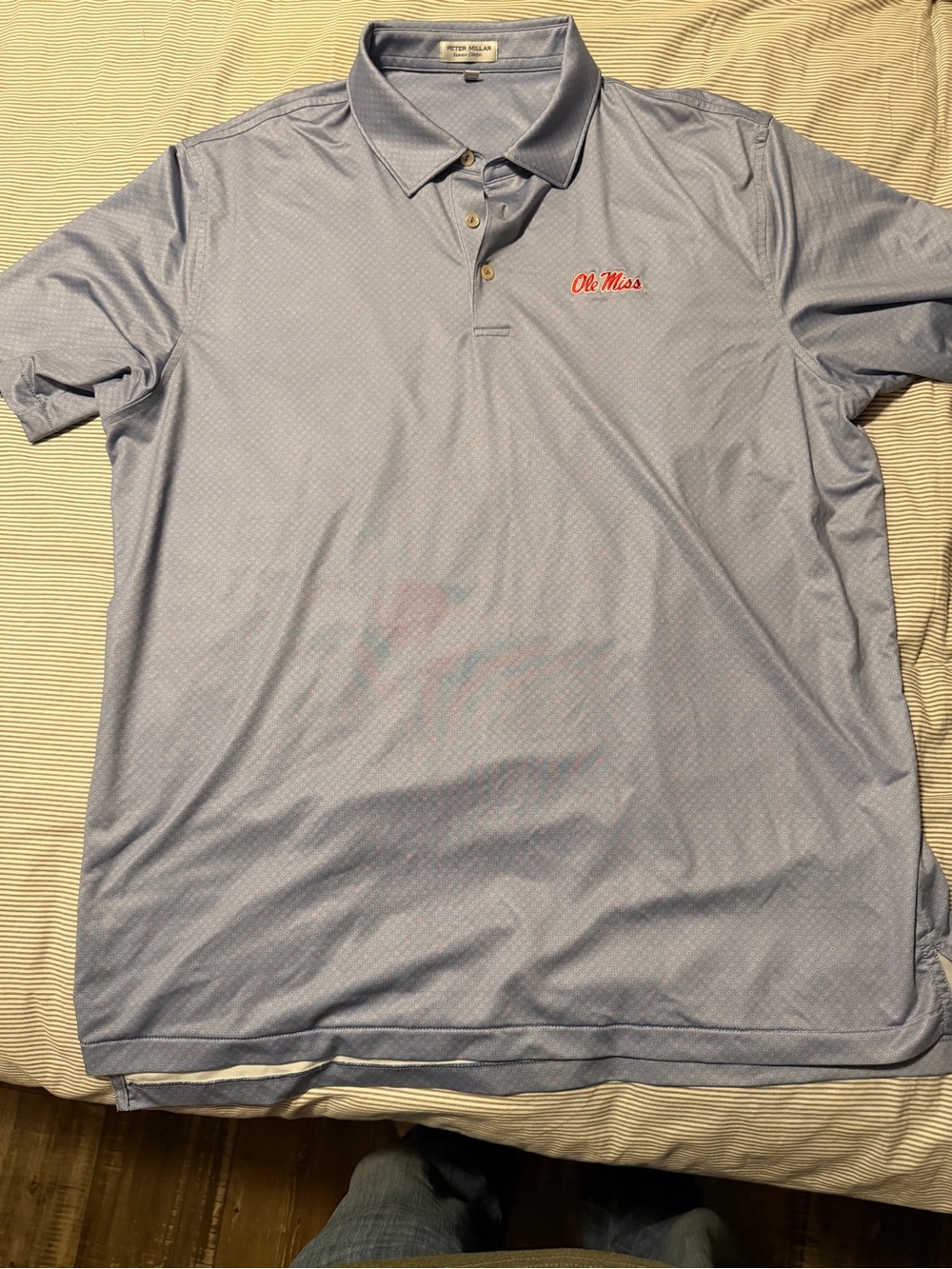 Peter Millar Summer Comfort Ole Miss Men’s XL Golf Polo